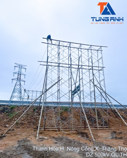 CUNG CẤP GIÀN GIÁO XÂY DỰNG TỚI DỰ ÁN ĐƯỜNG DÂY 500KV MẠCH 3 TẠI THANH HÓA VÀ THÁI BÌNH