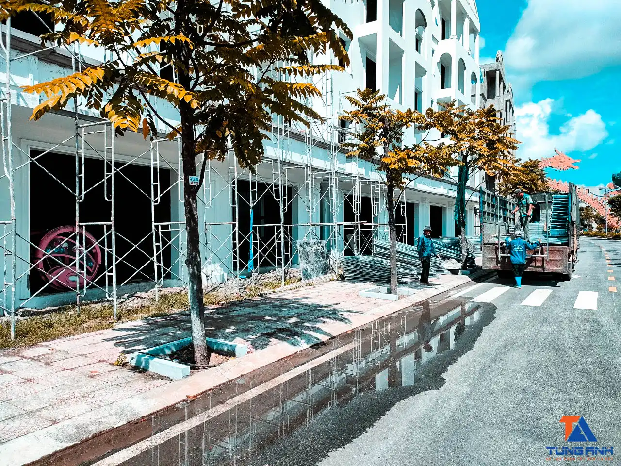 giàn giáo xây dựng tại Quảng Ninh 2