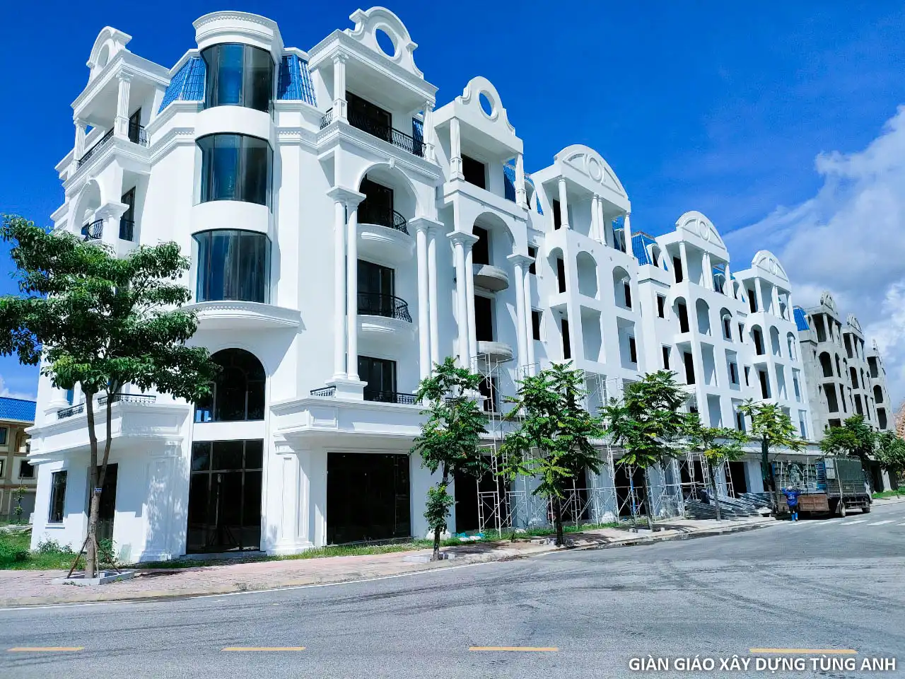 giàn giáo xây dựng tại thành phố Cẩm Phả, Quảng Ninh