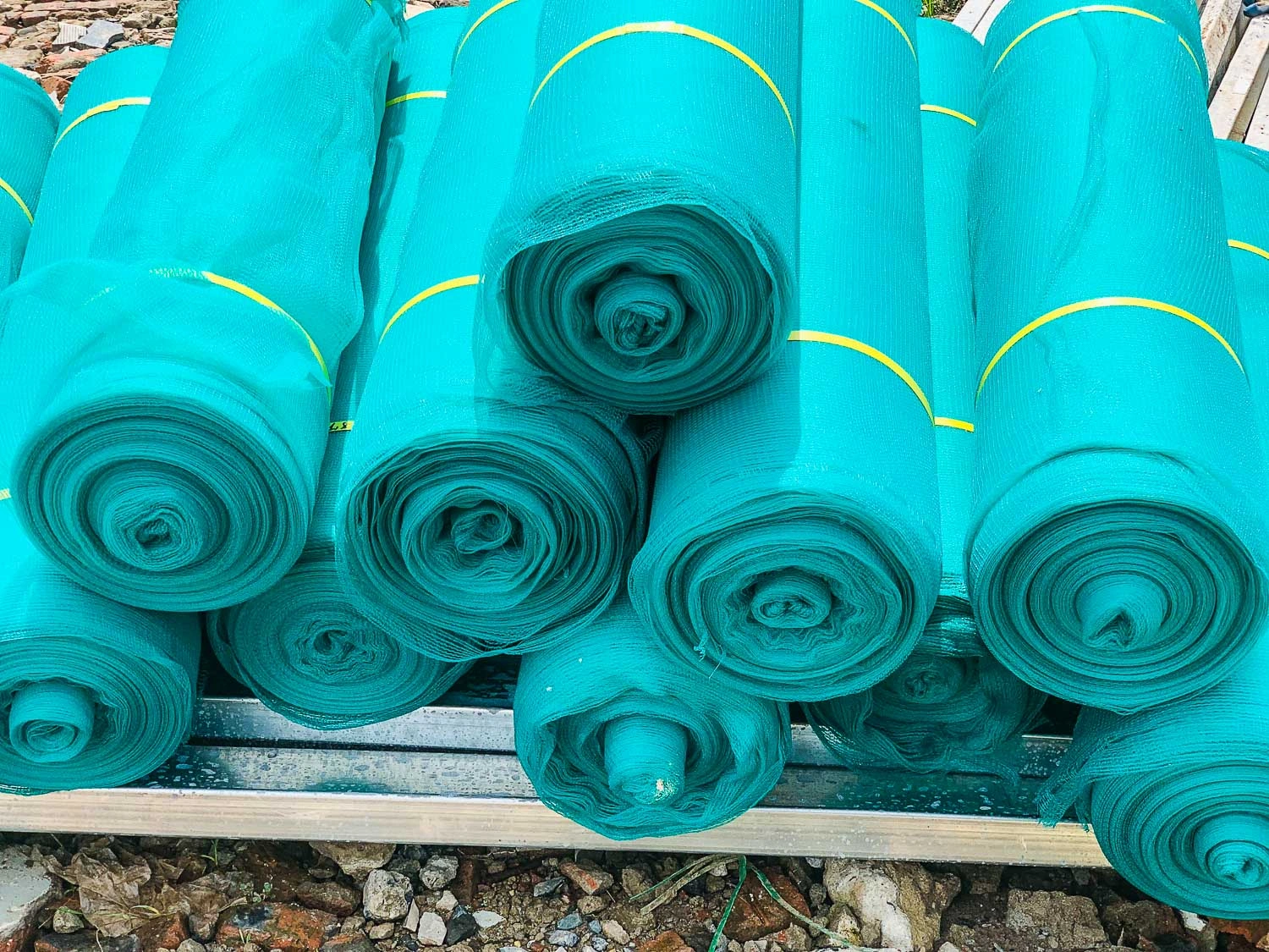 Lưới chắn bụi xây dựng 60g/m2 - Cuộn kích thước 2x100m